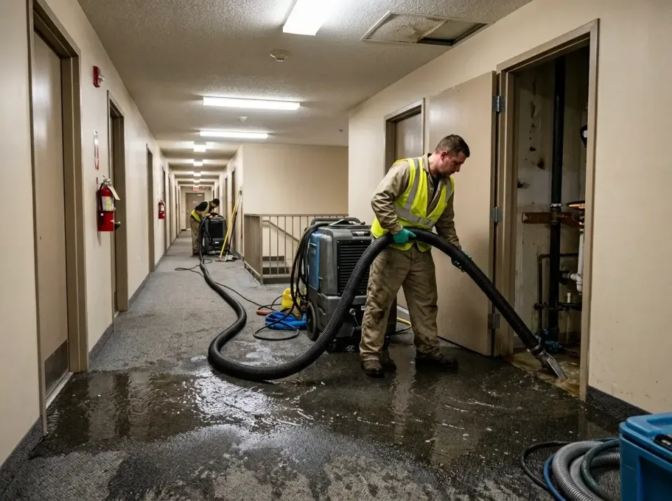 multi-unit-apartment-hallway-f-005 — frequently asked questions, Emergency Burst Pipe Water Extraction & Removal in Madera,…